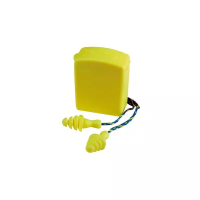 Reusable earplugs with cord