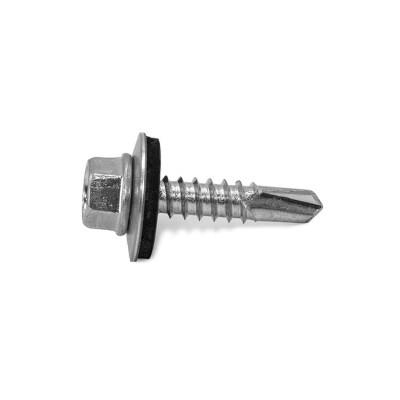 DIN 7504-K self-drilling screw with EPDM washer