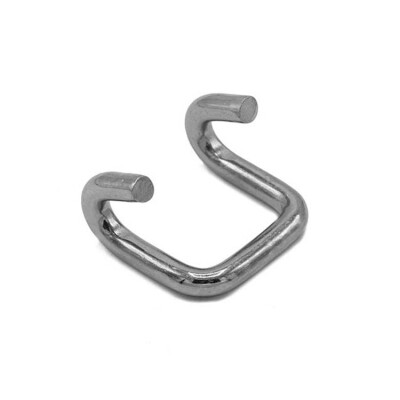 Open hook for ratchet strap