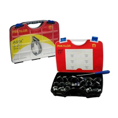ASFA L (9mm) and S (12mm) Hose Clamp Assortment Boxes