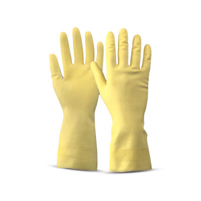 Natural latex gloves