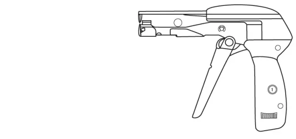 Pistolet de serrage pour collier serre-câble de 2,2 à 4,8 mm - JPF  Industries